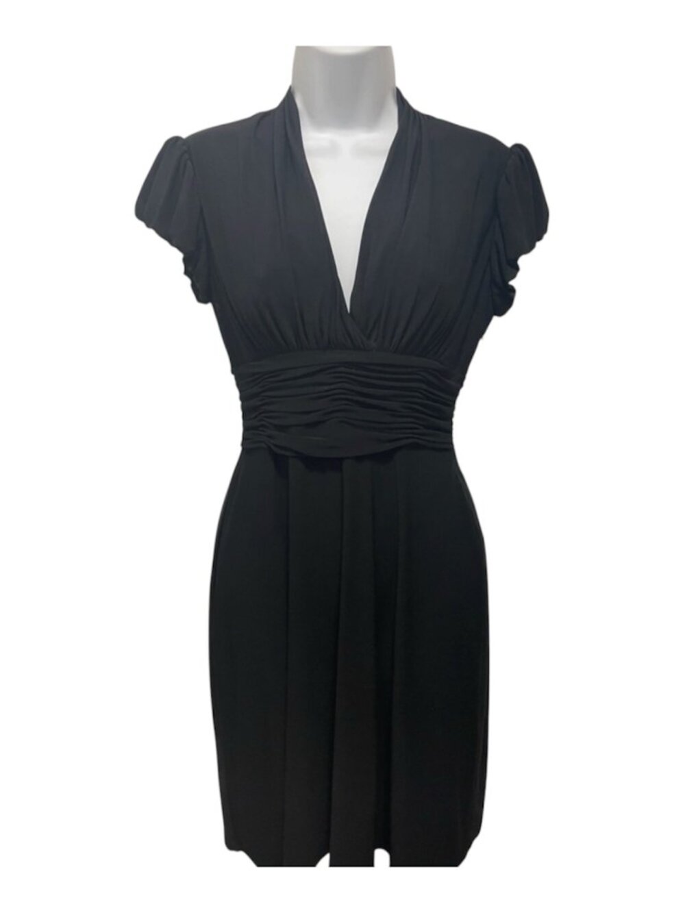 Evan Picone Black Dress LBD Size 4